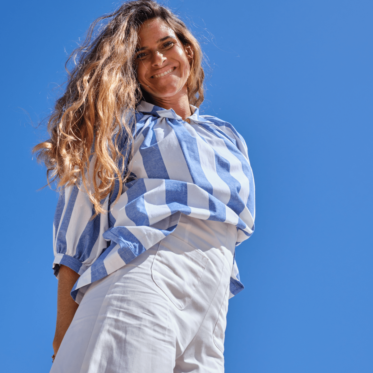 Big Stripe Woman Blouse - Suuky Porto