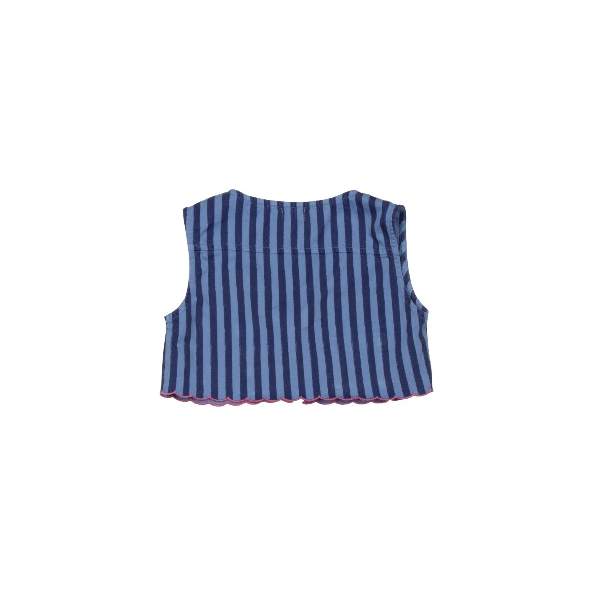 Canvas Embroidered Vest - Suuky Porto