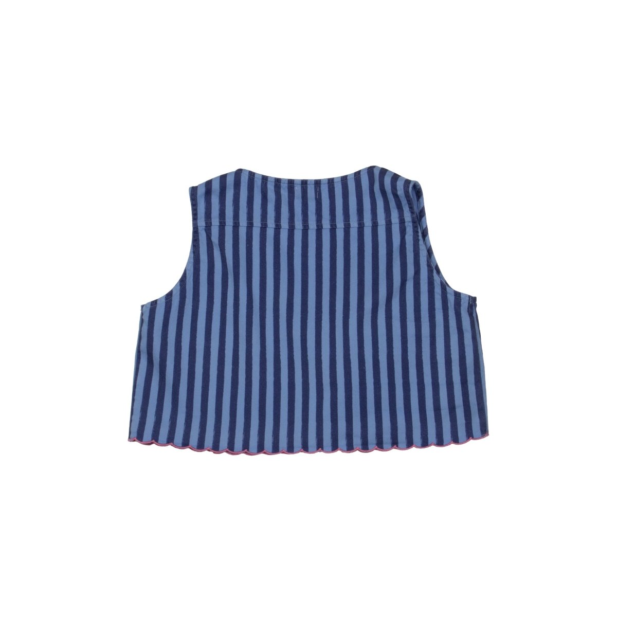 Canvas Woman Embroidered Vest - Suuky Porto