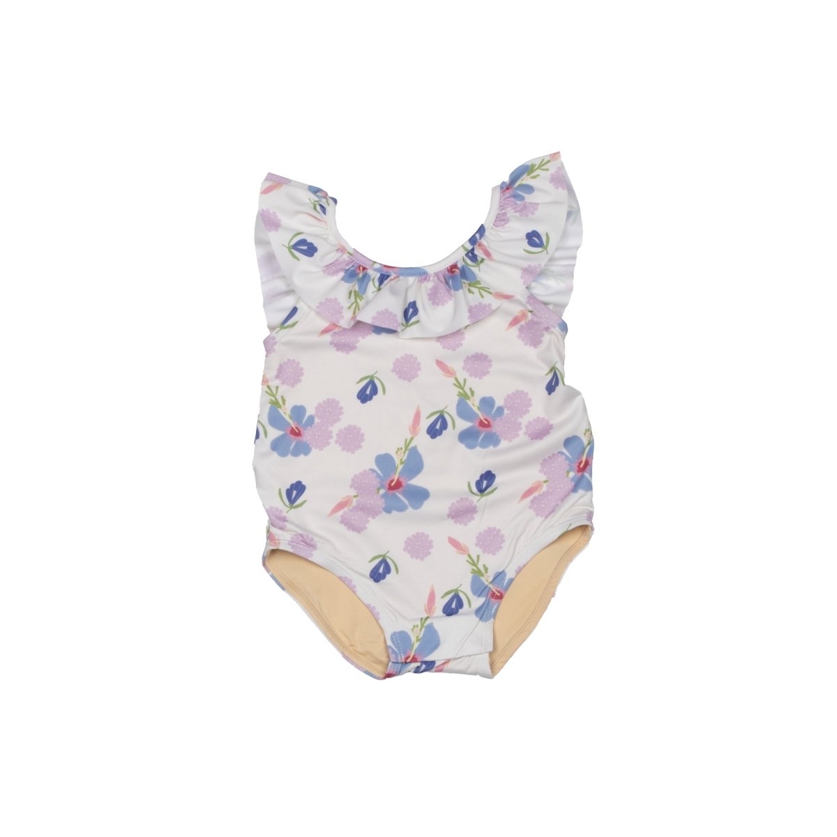 Frilled Baby Swimsuit Hibiscu Garden - Suuky Porto