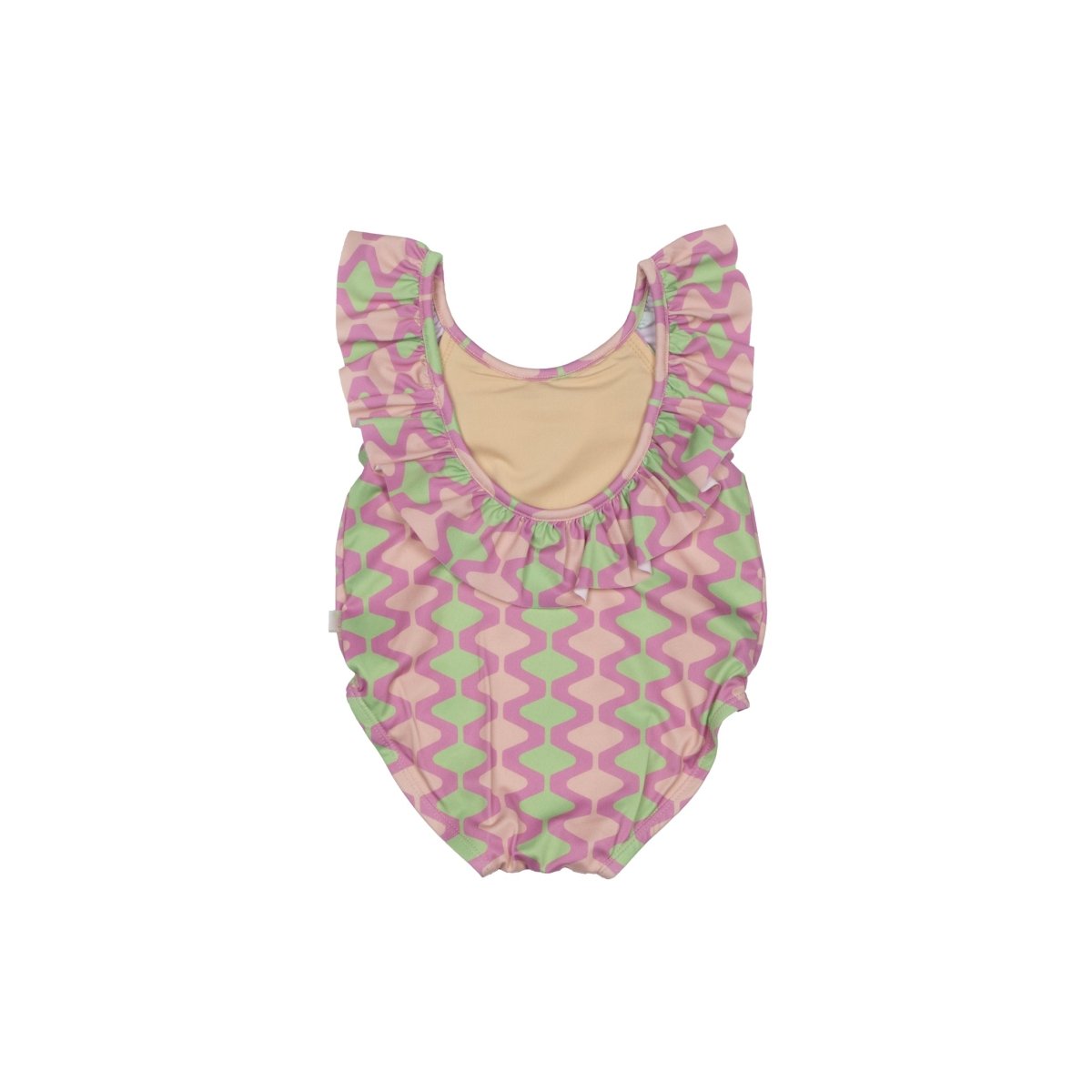 Frilled Baby Swimsuit Mosaic - Suuky Porto
