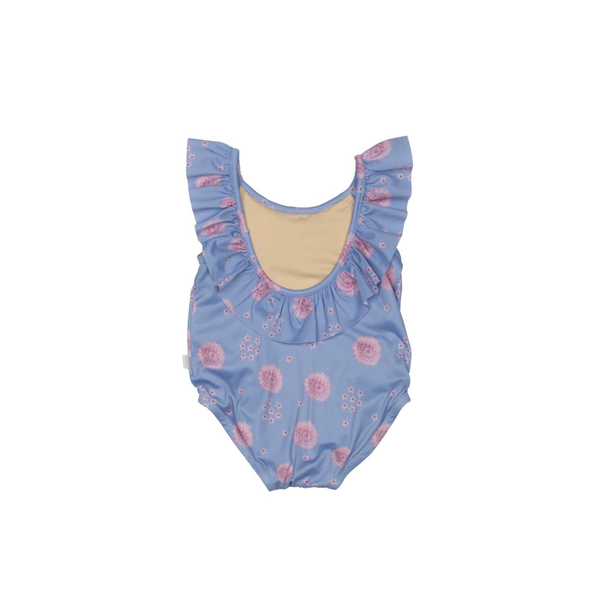 Frilled Baby Swimsuit Star Flower Blue - Suuky Porto