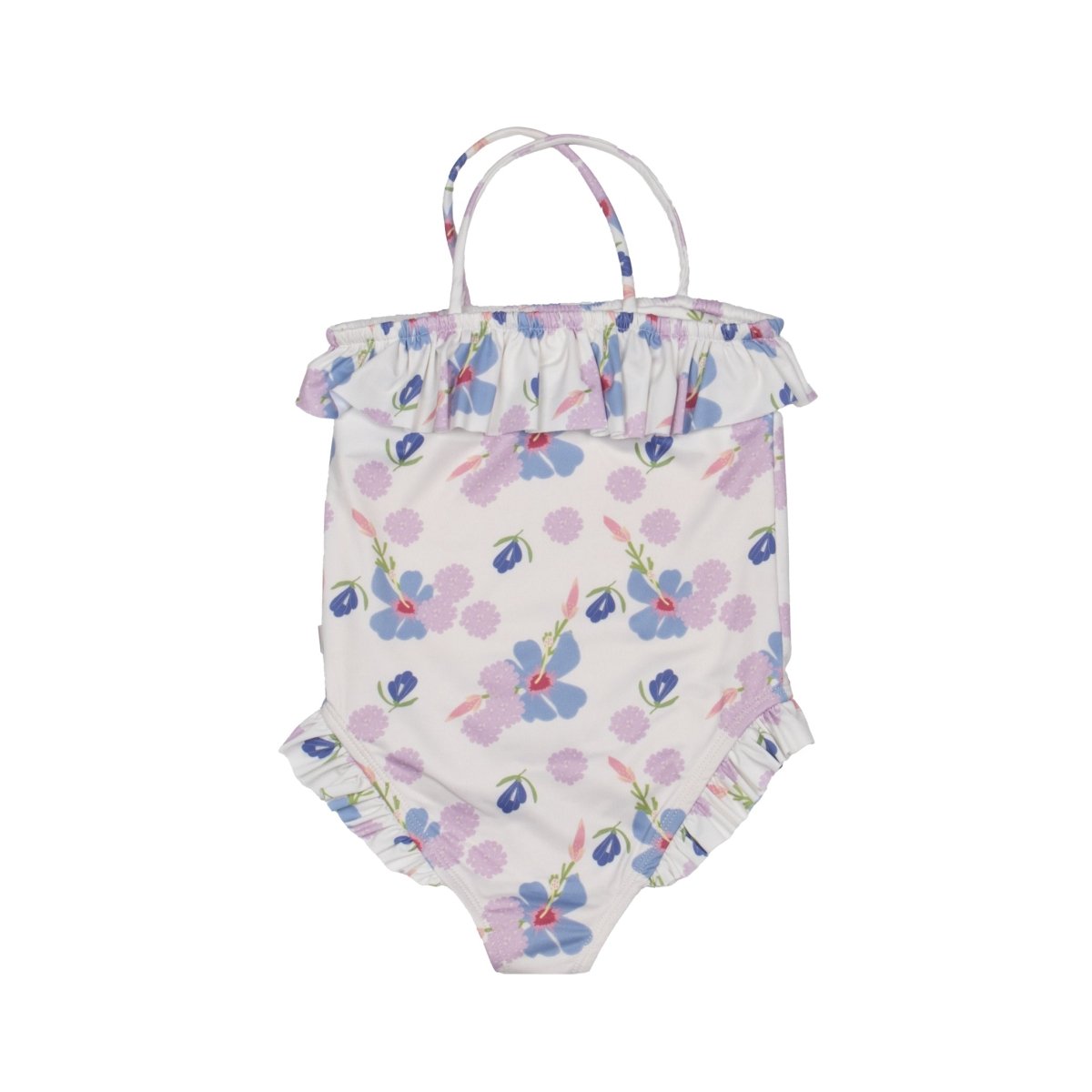 Frilled Swimsuit Hibiscu Garden - Suuky Porto