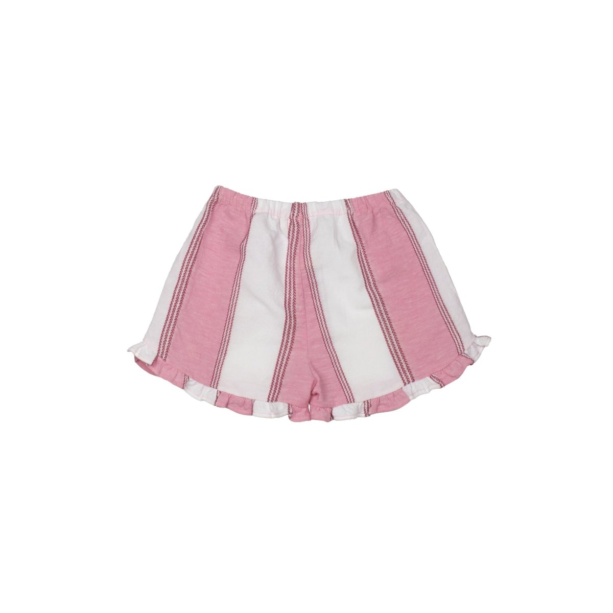 Garden Stripe Frill Shorts - Suuky Porto