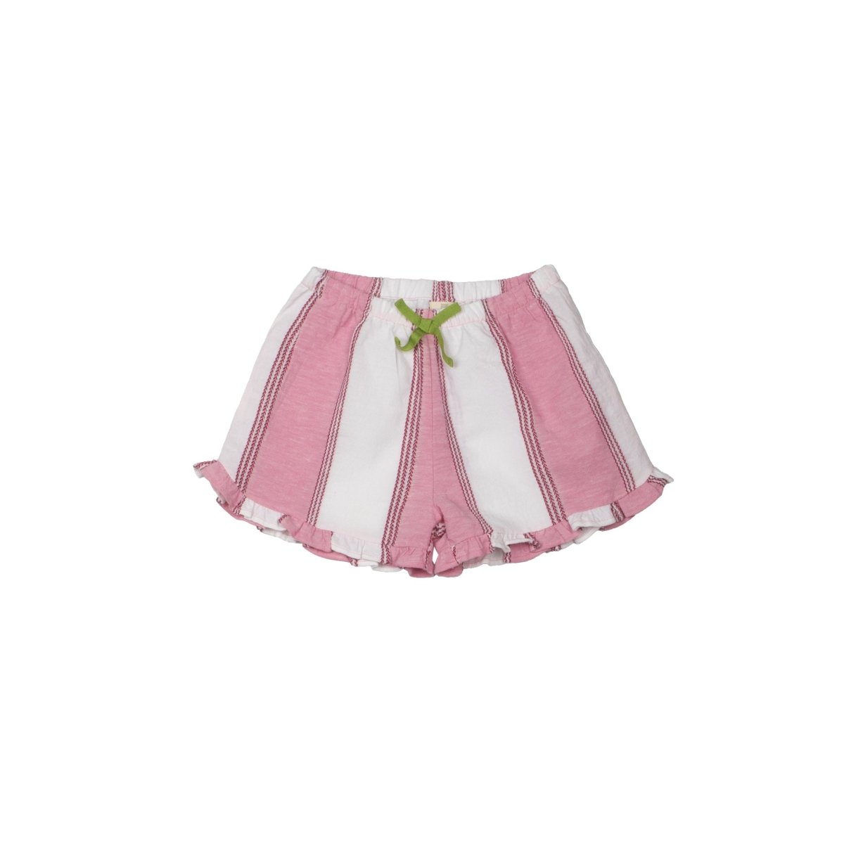 Garden Stripe Frill Shorts - Suuky Porto