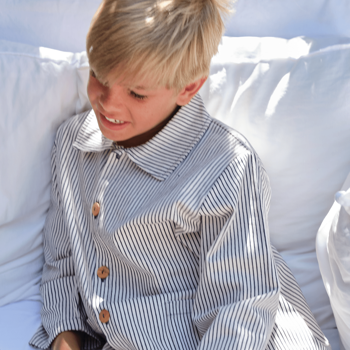 Global Stripe Overshirt - Suuky Porto
