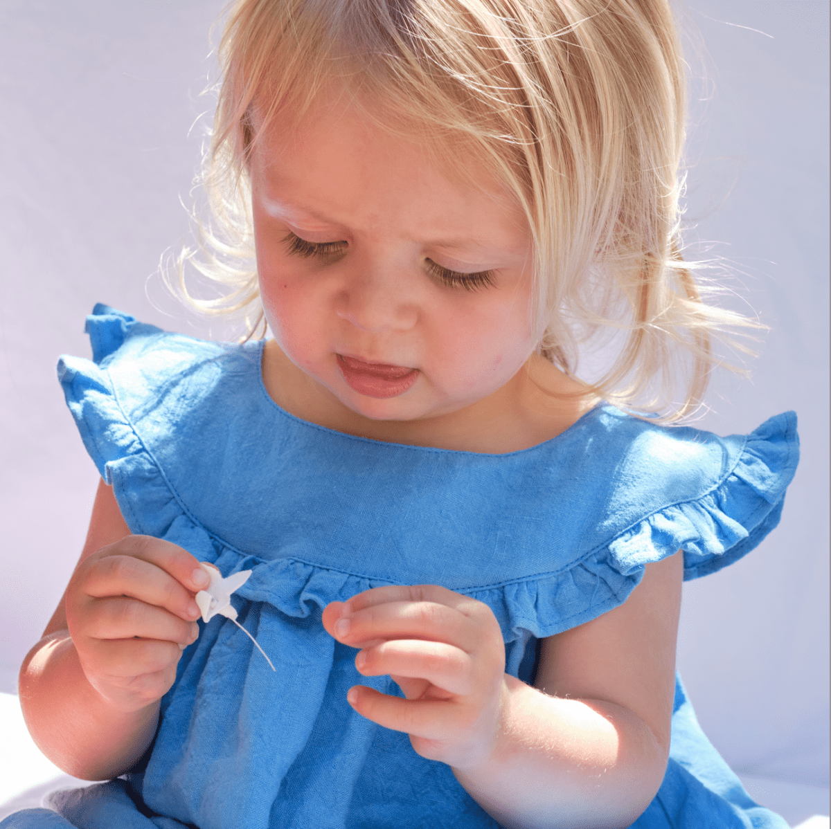Linen Baby Dress - Suuky Porto
