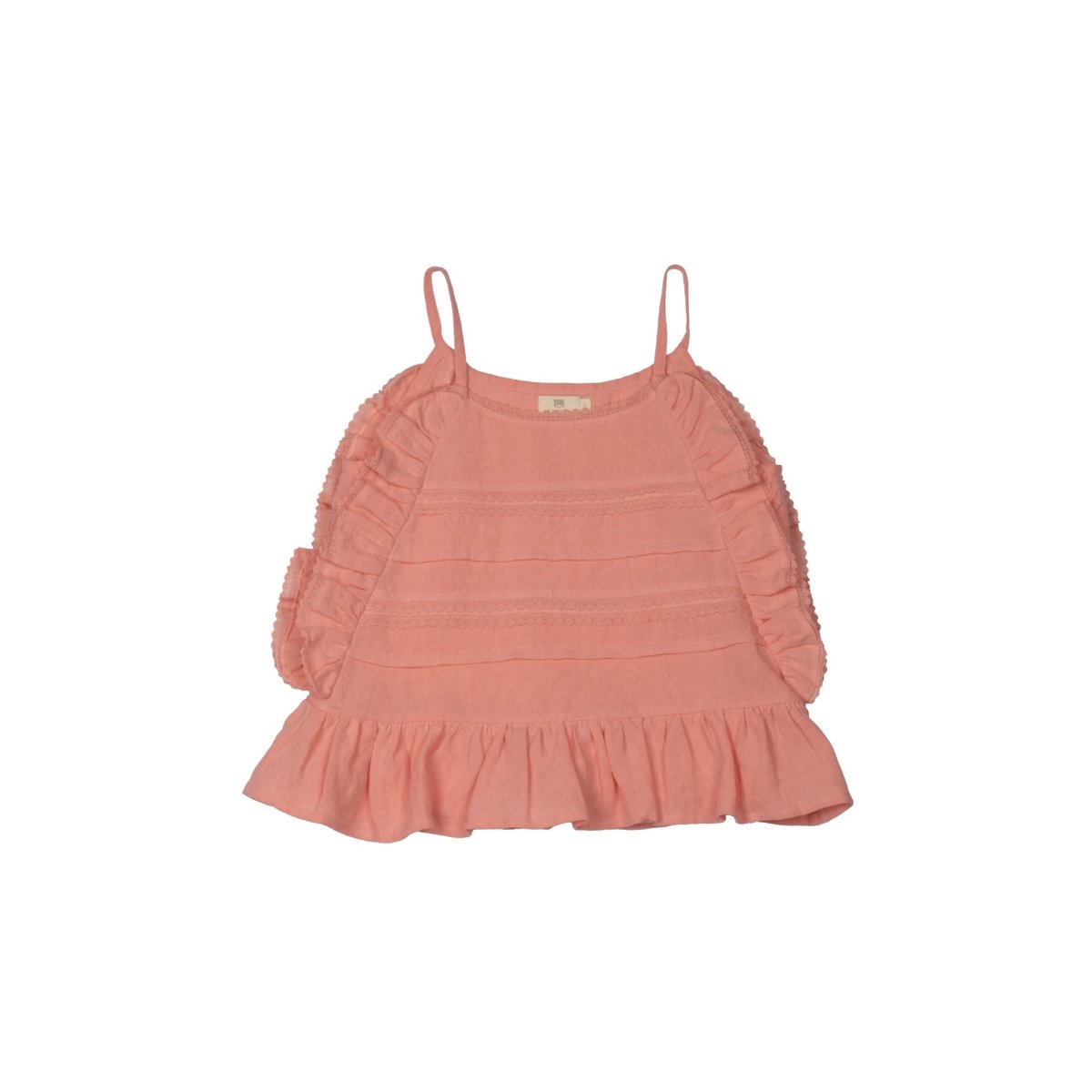Linen Lace Tunic Peaches N Cream - Suuky Porto