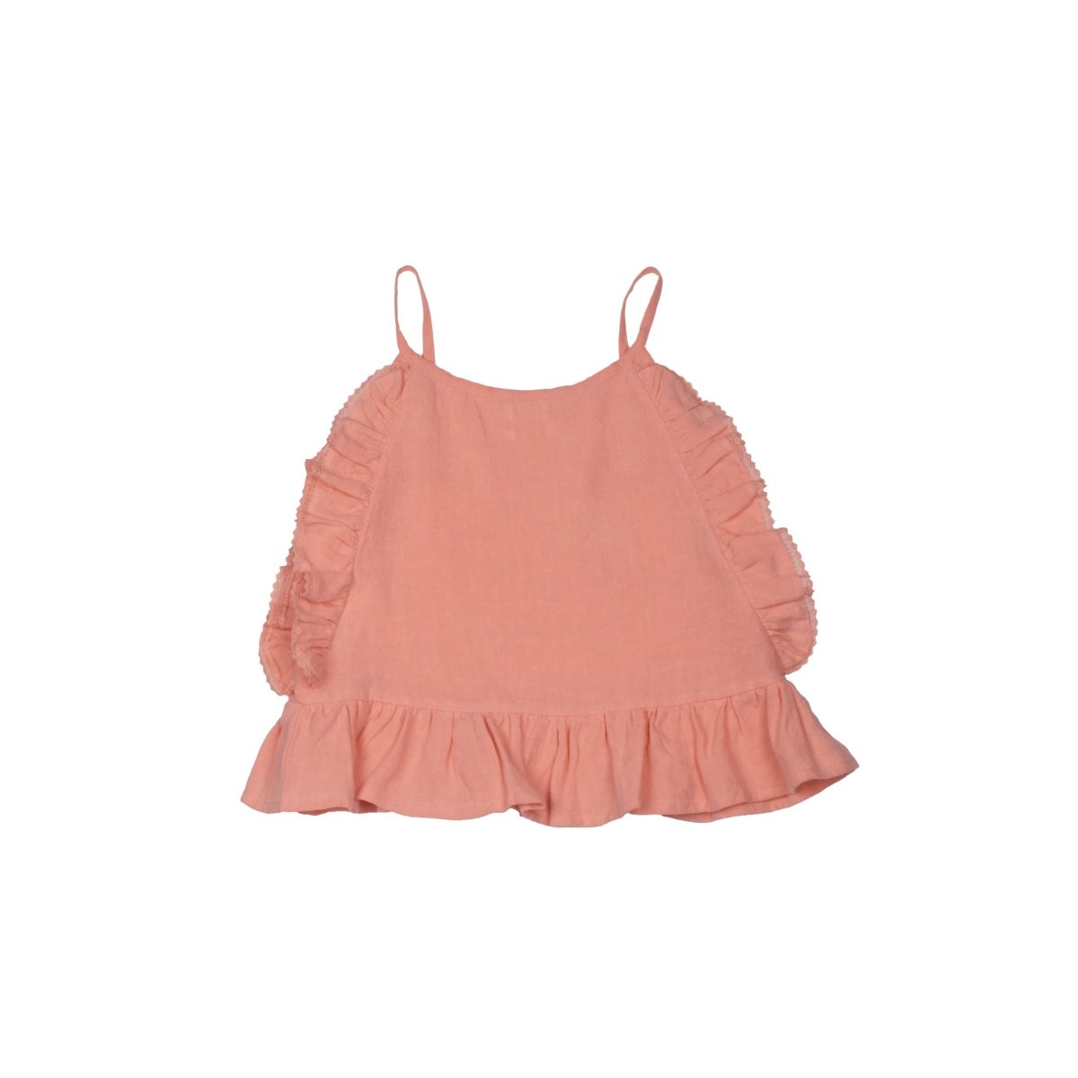Linen Lace Tunic Peaches N Cream - Suuky Porto