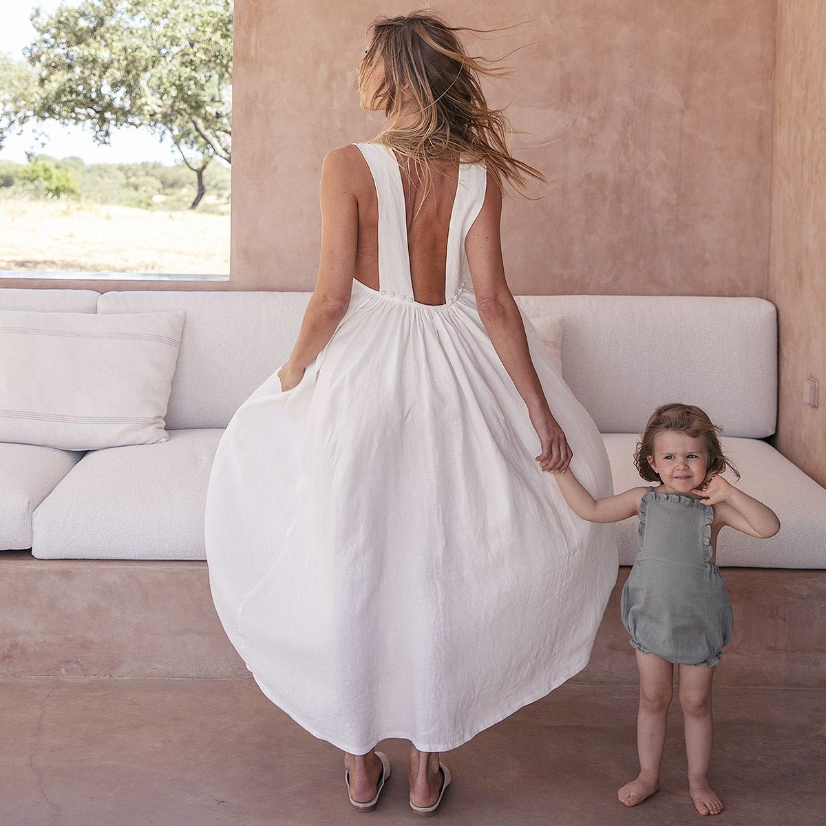 Linen Woman Dress - Suuky Porto