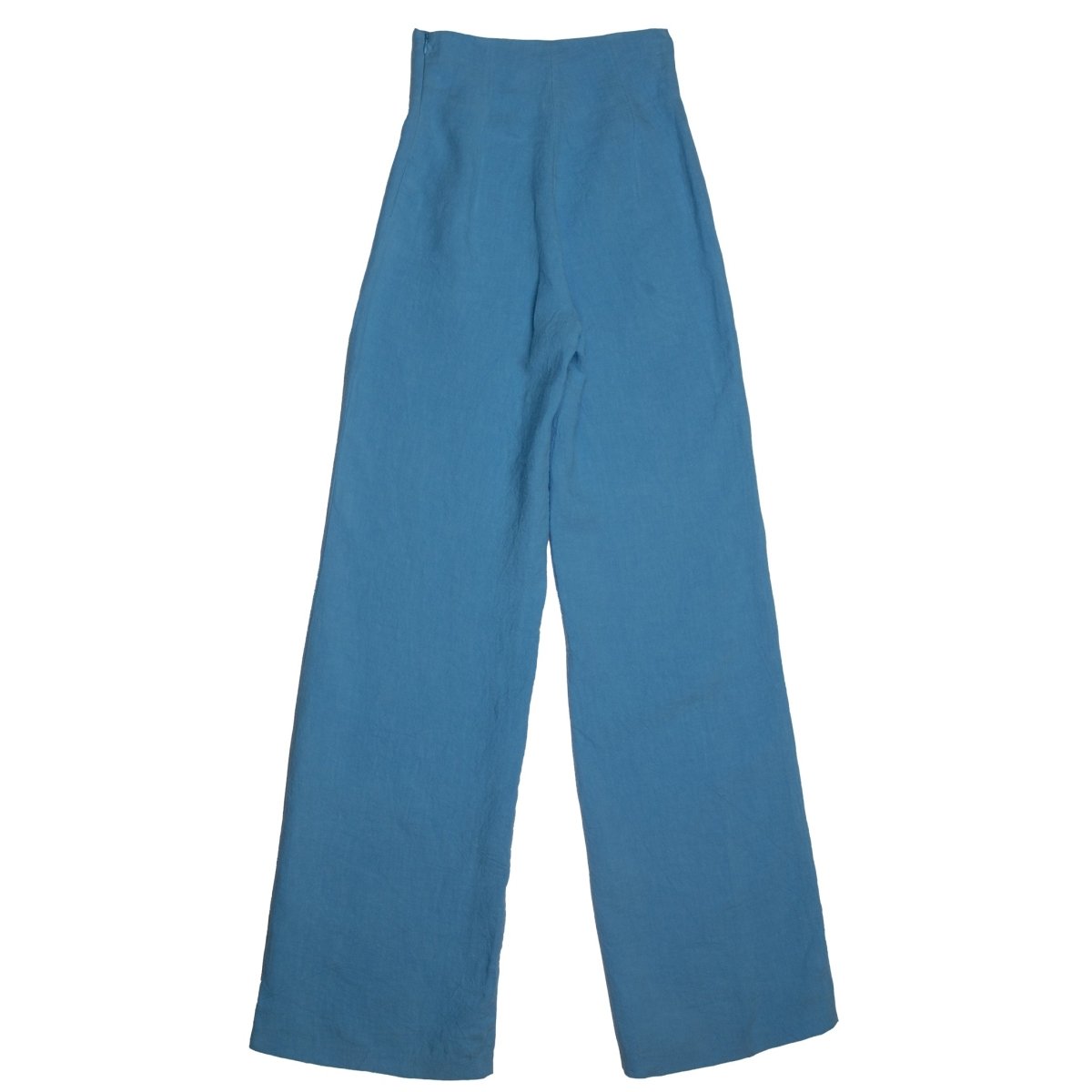 Linen Woman High Waist Pants - Suuky Porto