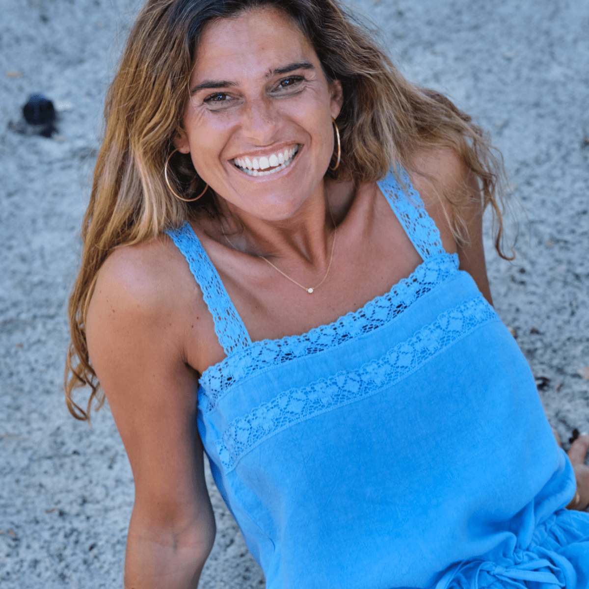 Linen Woman Lace Tunic - Suuky Porto