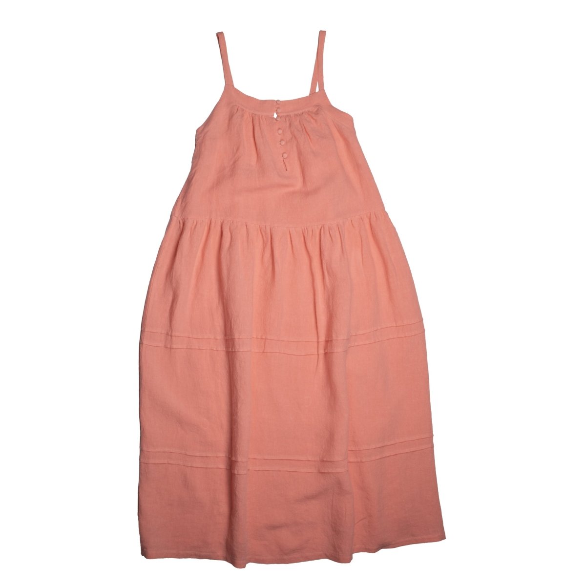 Linen Woman Pleated Dress - Suuky Porto