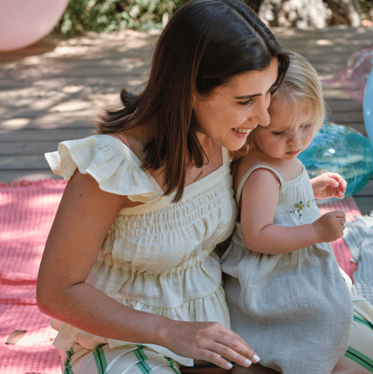 Mesh Baby Embroidered Dress - Suuky Porto