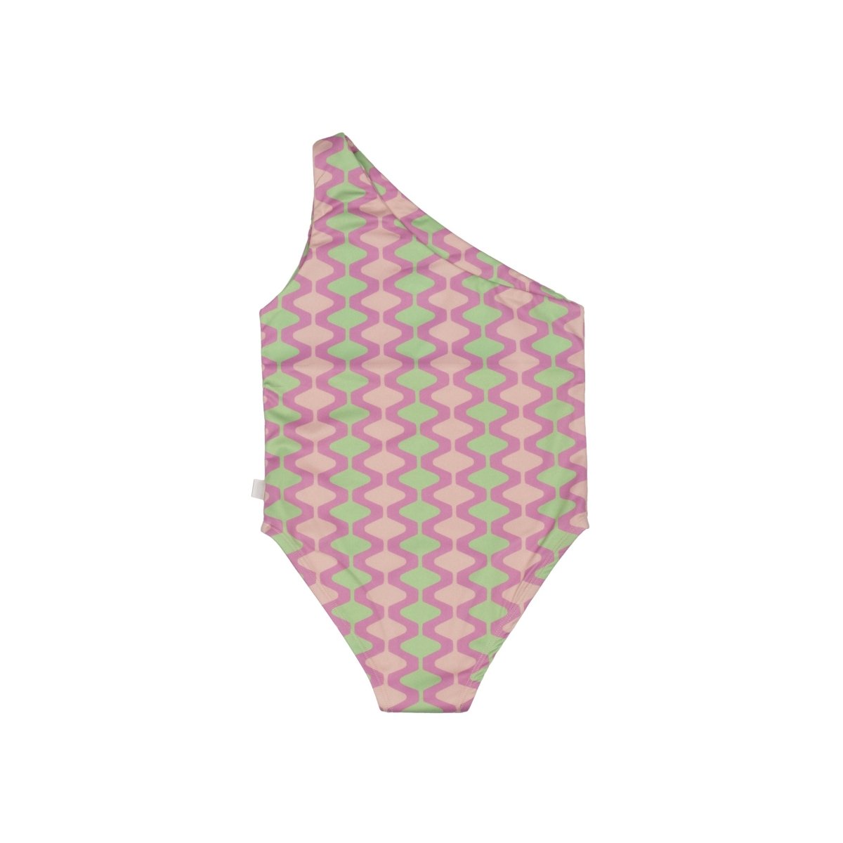 One - Shoulder Swimsuit Mosaic - Suuky Porto