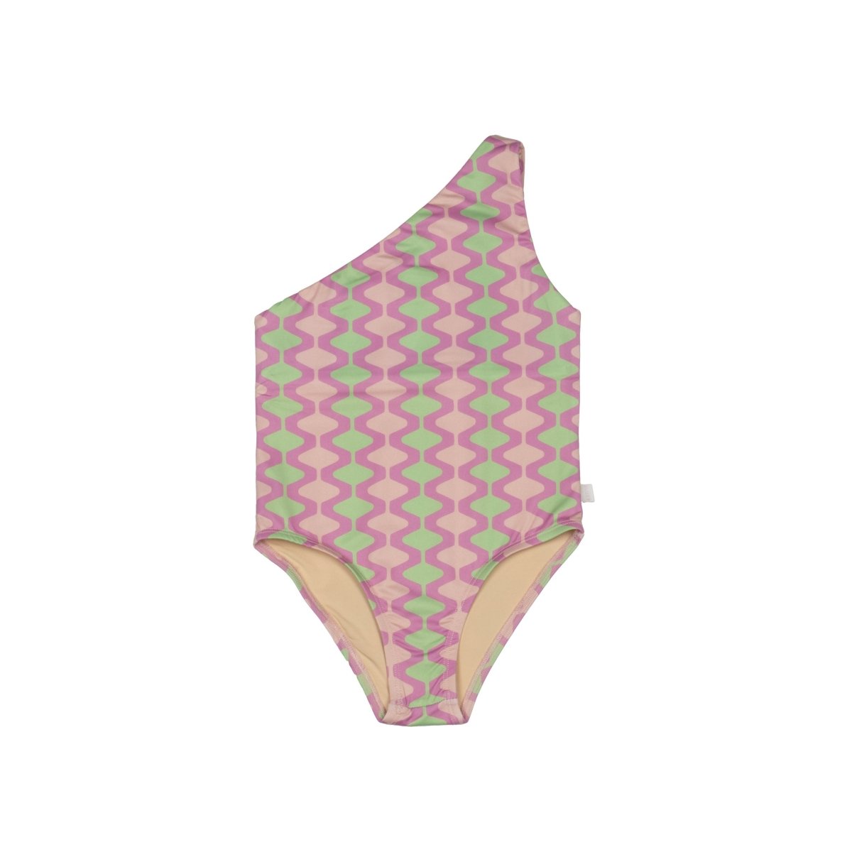 One - Shoulder Swimsuit Mosaic - Suuky Porto