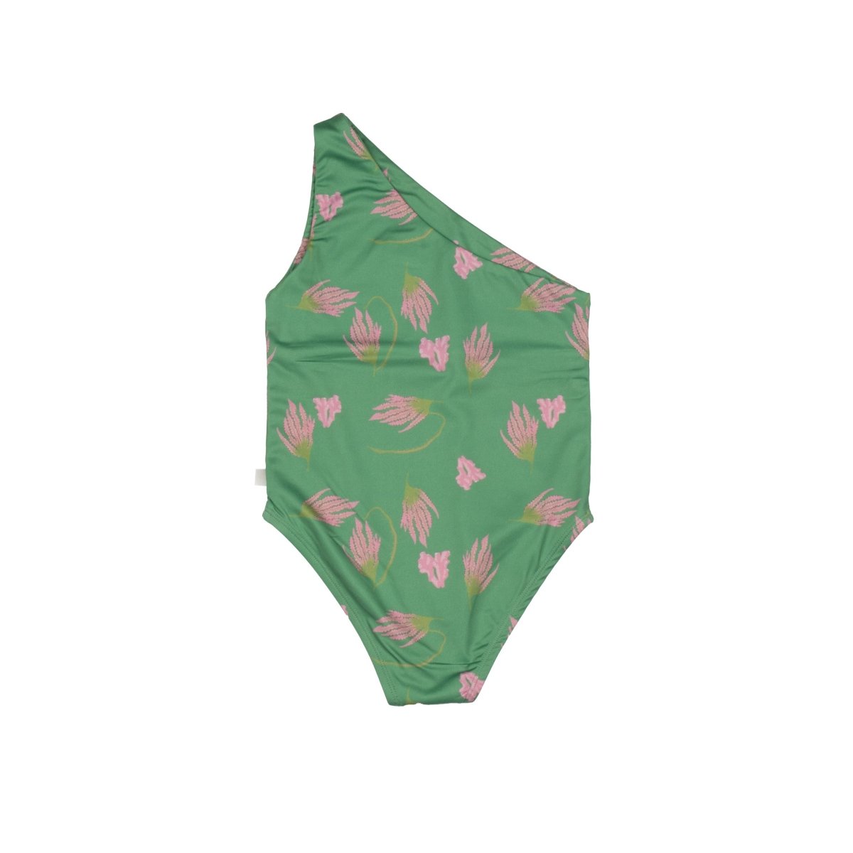 One - Shoulder Swimsuit Sea Garden - Suuky Porto