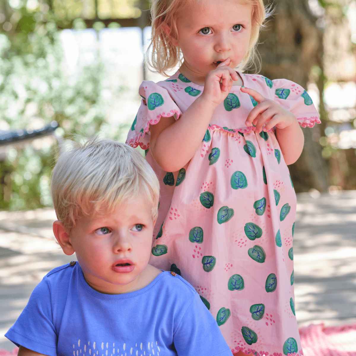 Popelin Embroidered Baby Dress - Suuky Porto