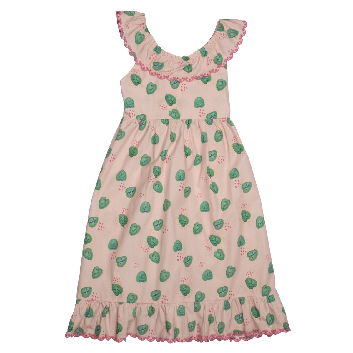 Popelin Embroidered Dress - Suuky Porto