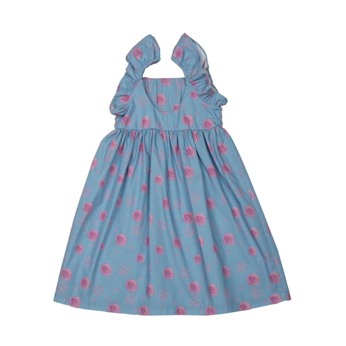 Popelin Frilled Dress - Suuky Porto