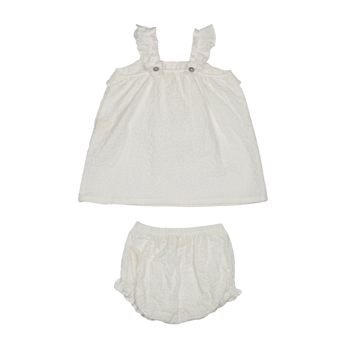 Soft Seersucker Baby Dress - Suuky Porto