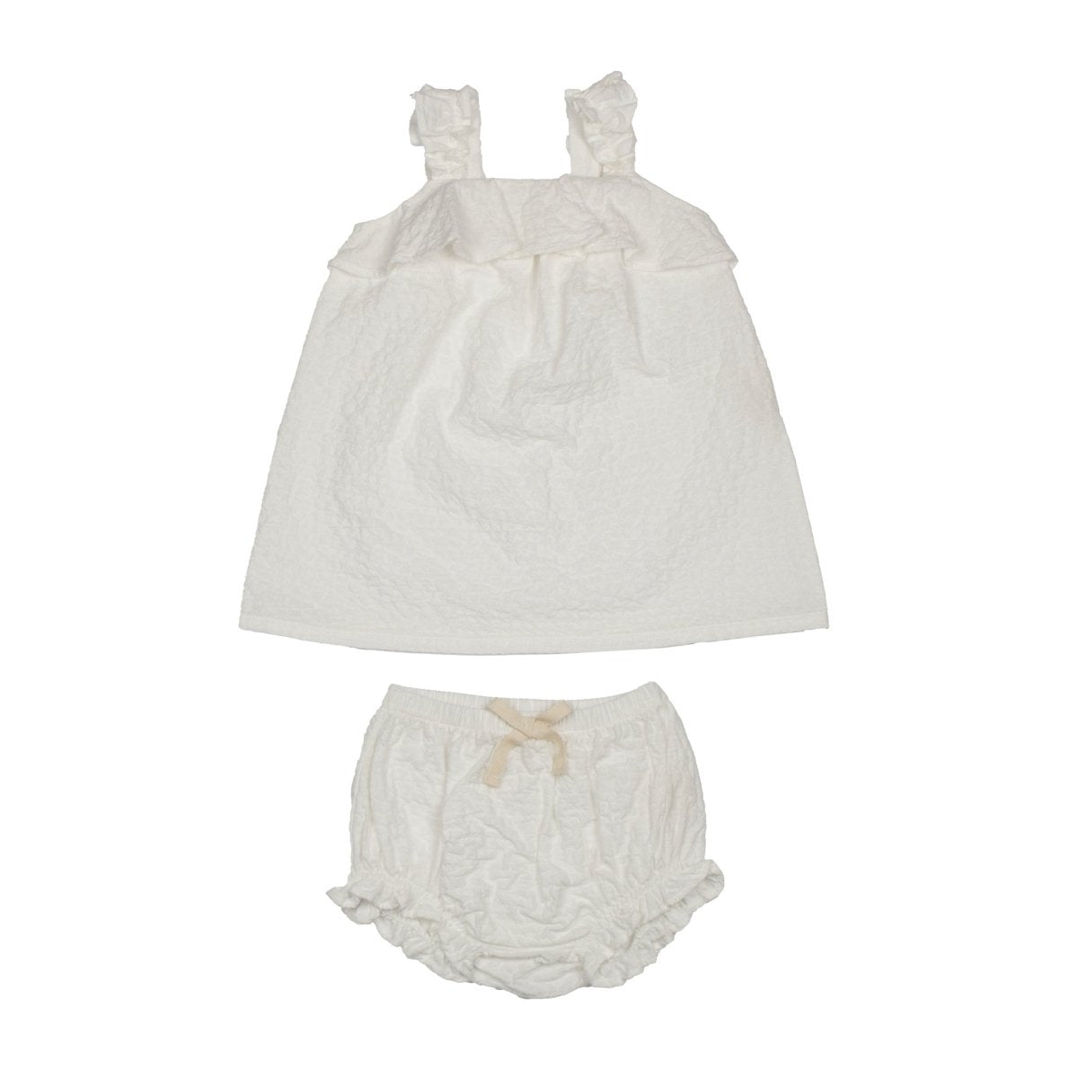 Soft Seersucker Baby Dress - Suuky Porto