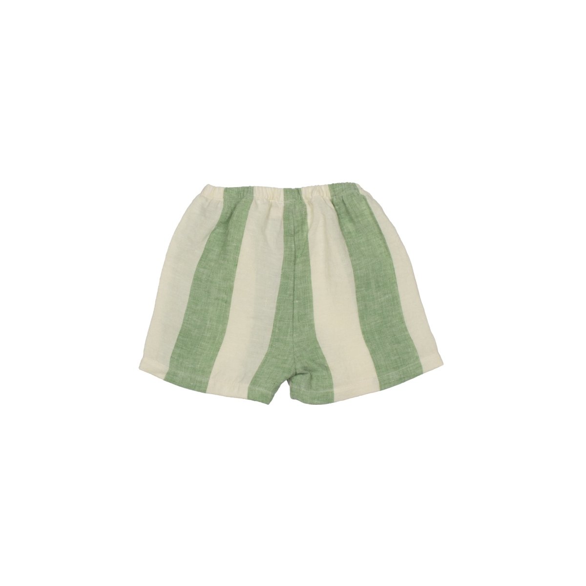 Striped Linen Baby Shorts - Suuky Porto