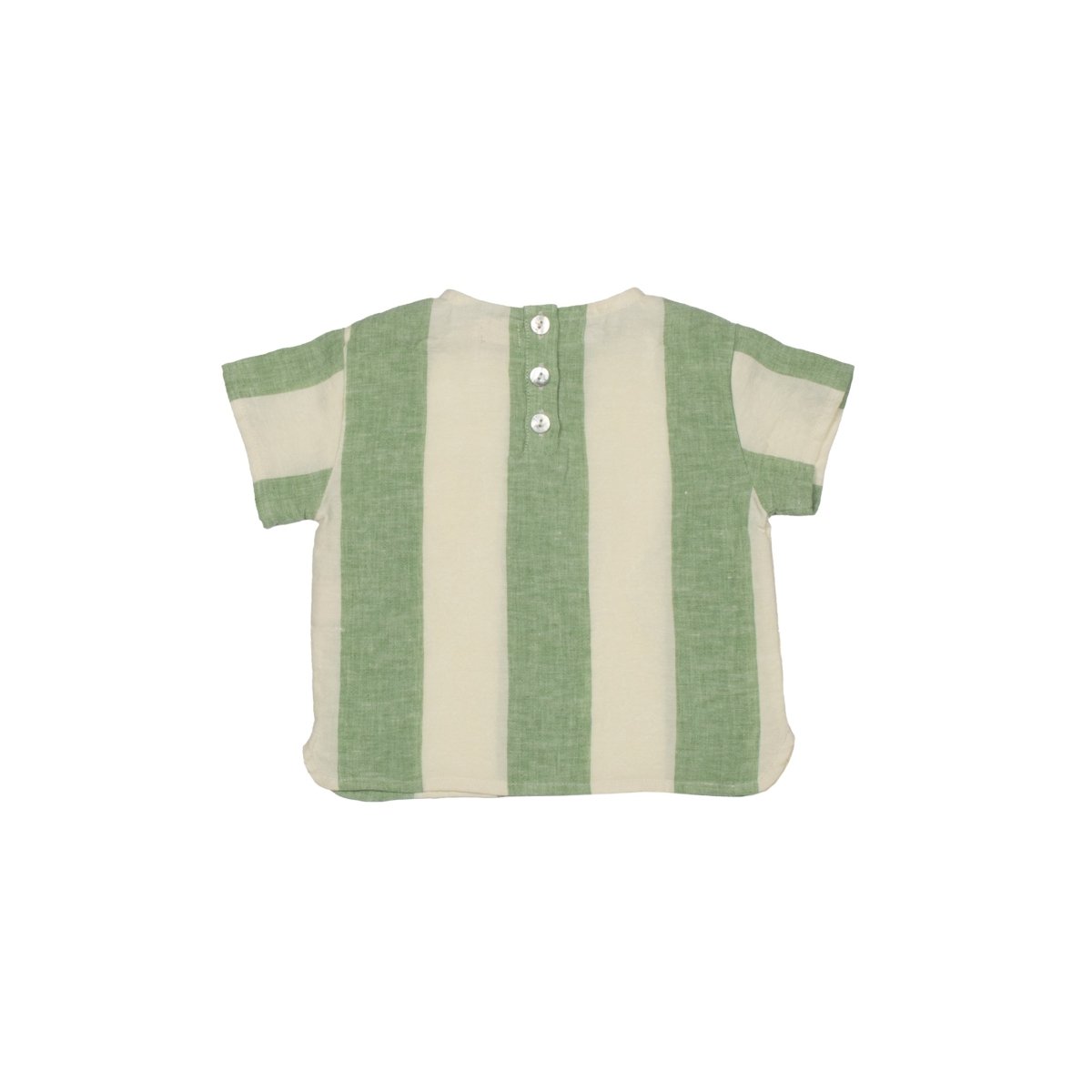 Striped Linen Baby Top - Suuky Porto
