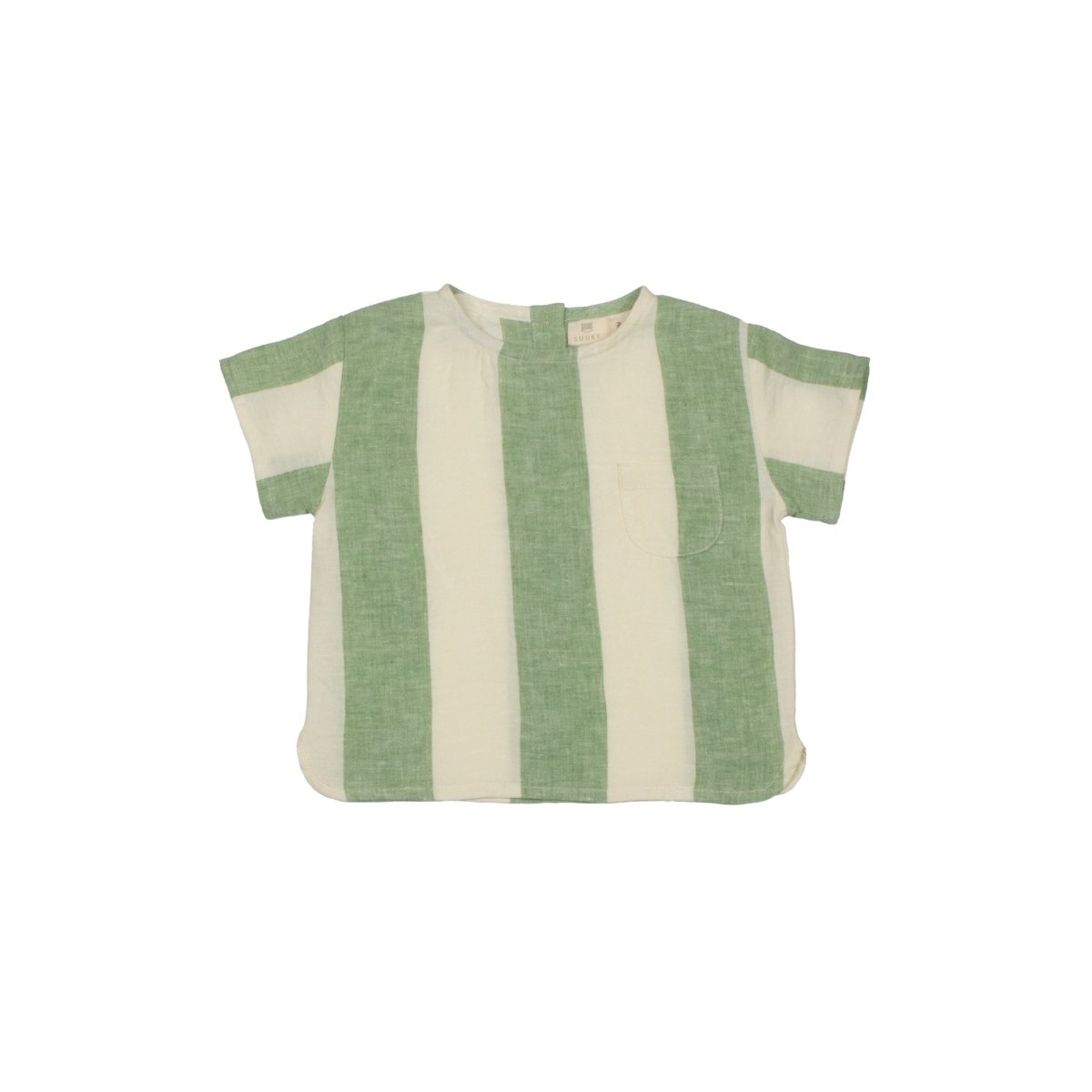 Striped Linen Baby Top - Suuky Porto