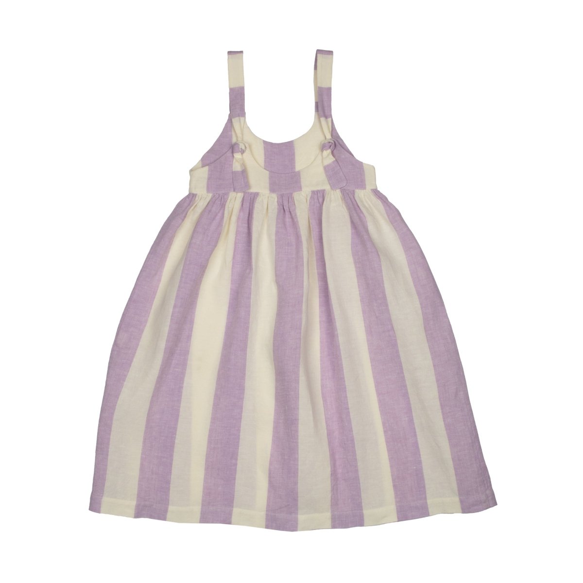 Striped Linen Dress - Suuky Porto