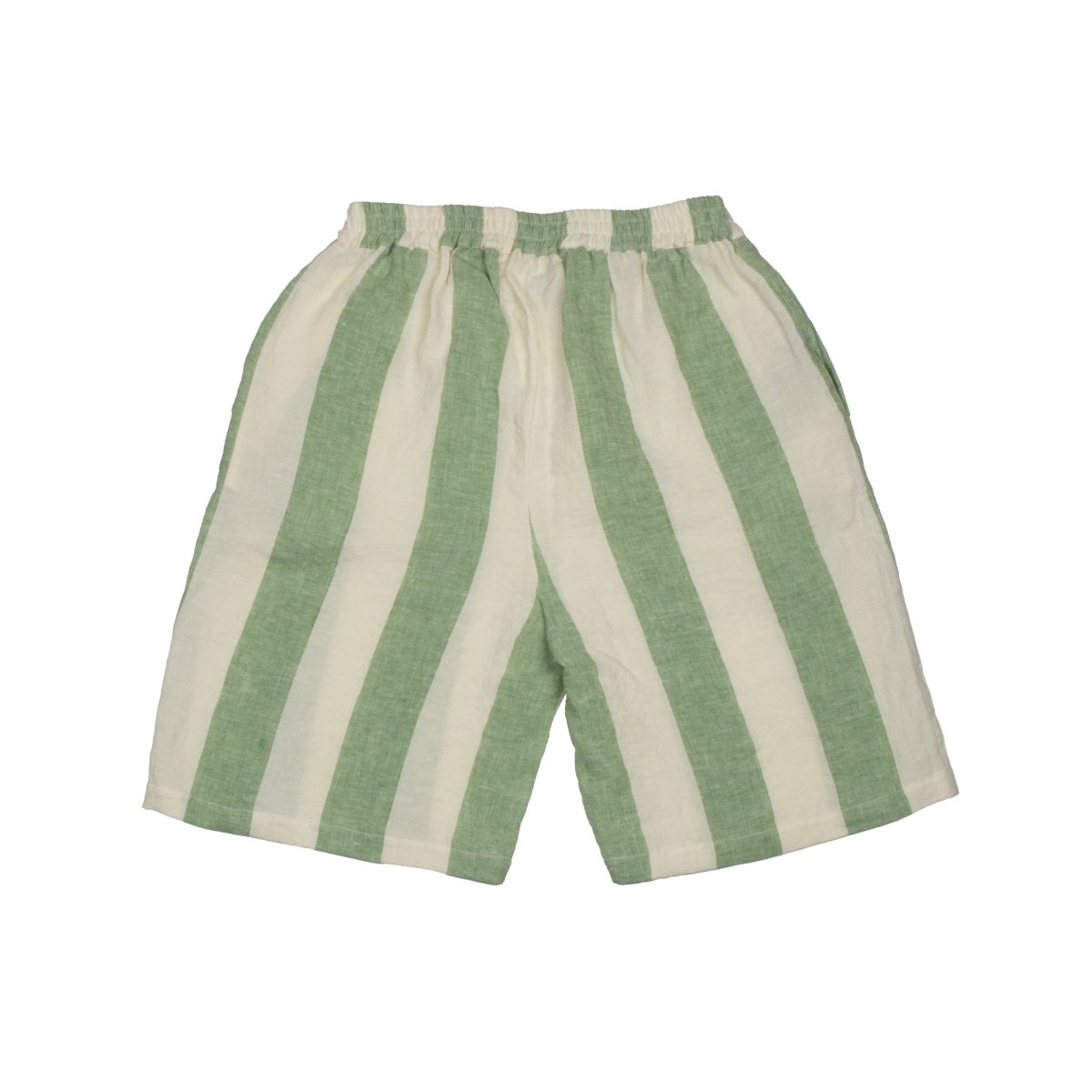 Striped Linen Man Shorts - Suuky Porto