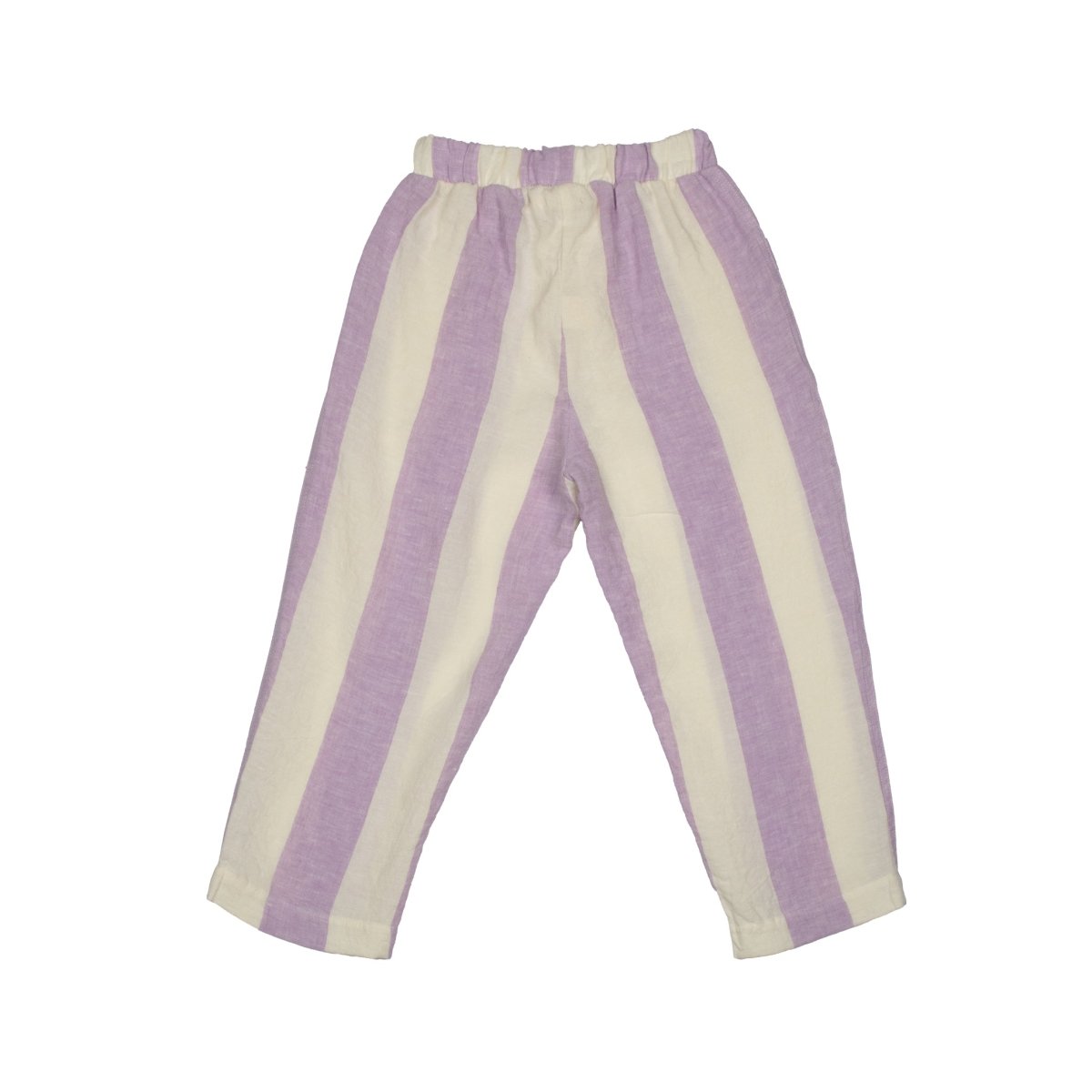 Striped Linen Pocket Pants - Suuky Porto