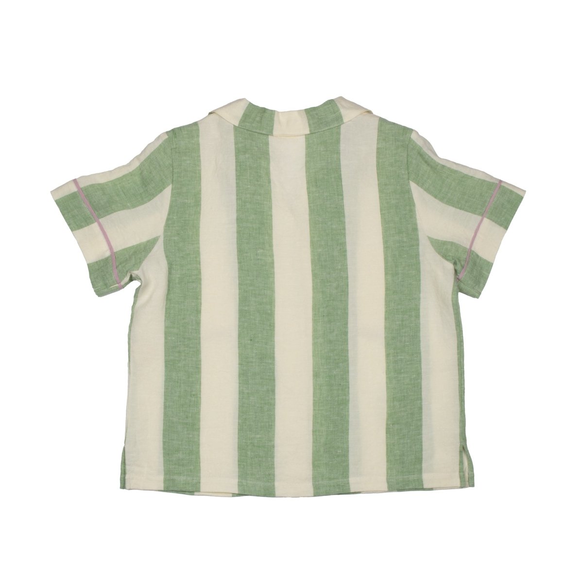 Striped Linen Woman Shirt - Suuky Porto