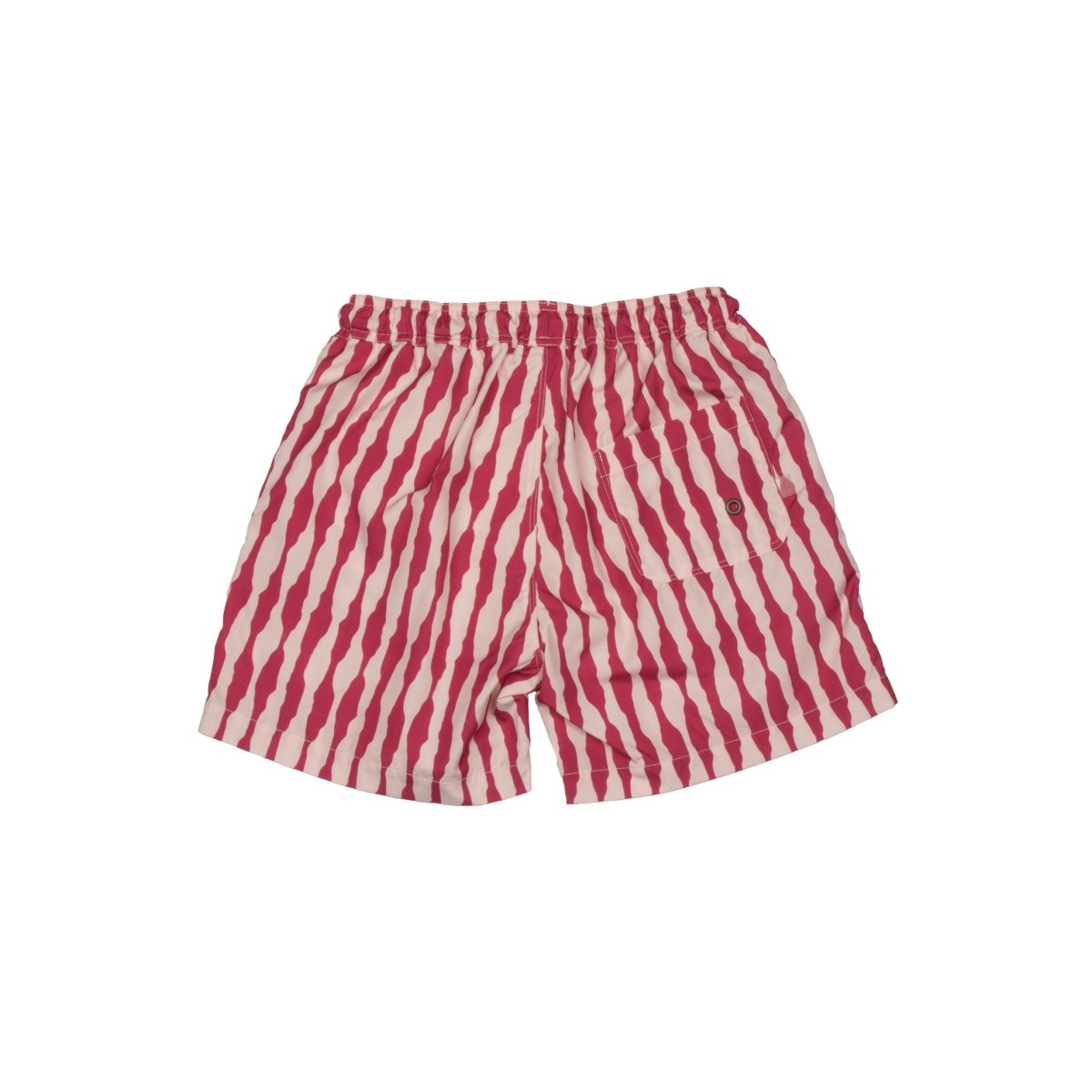 Swimming Shorts Irregular Stripes Pink - Suuky Porto