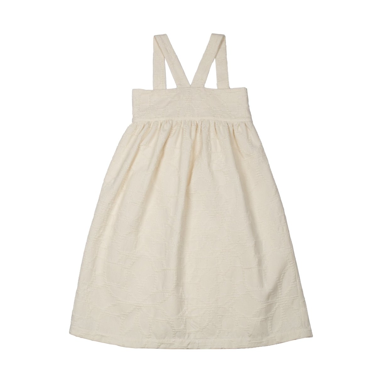 Textured Flower Dress - Suuky Porto