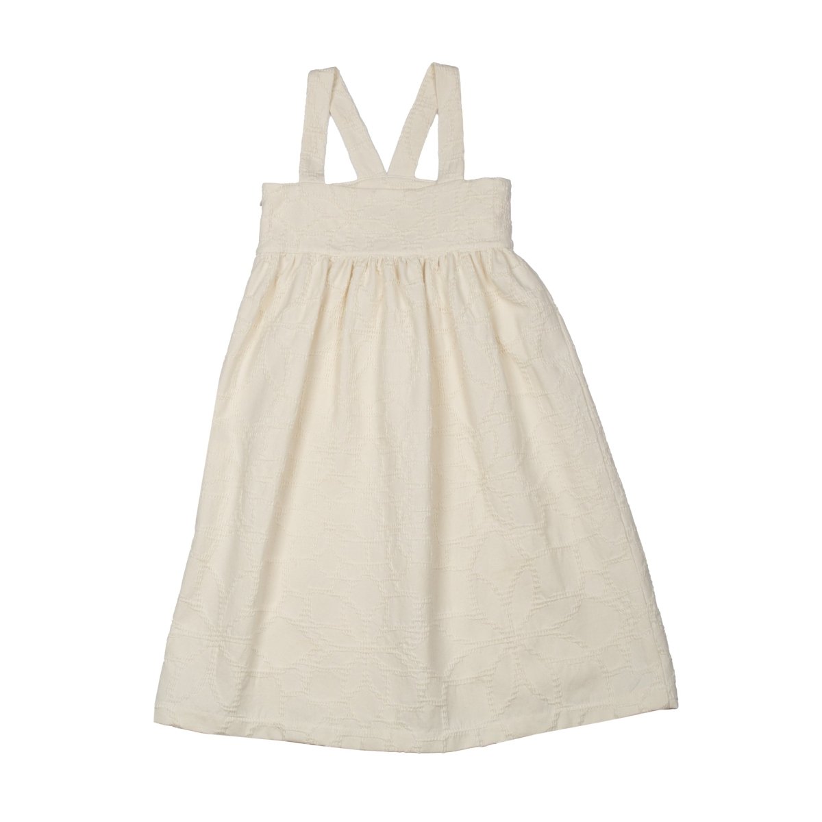 Textured Flower Dress - Suuky Porto