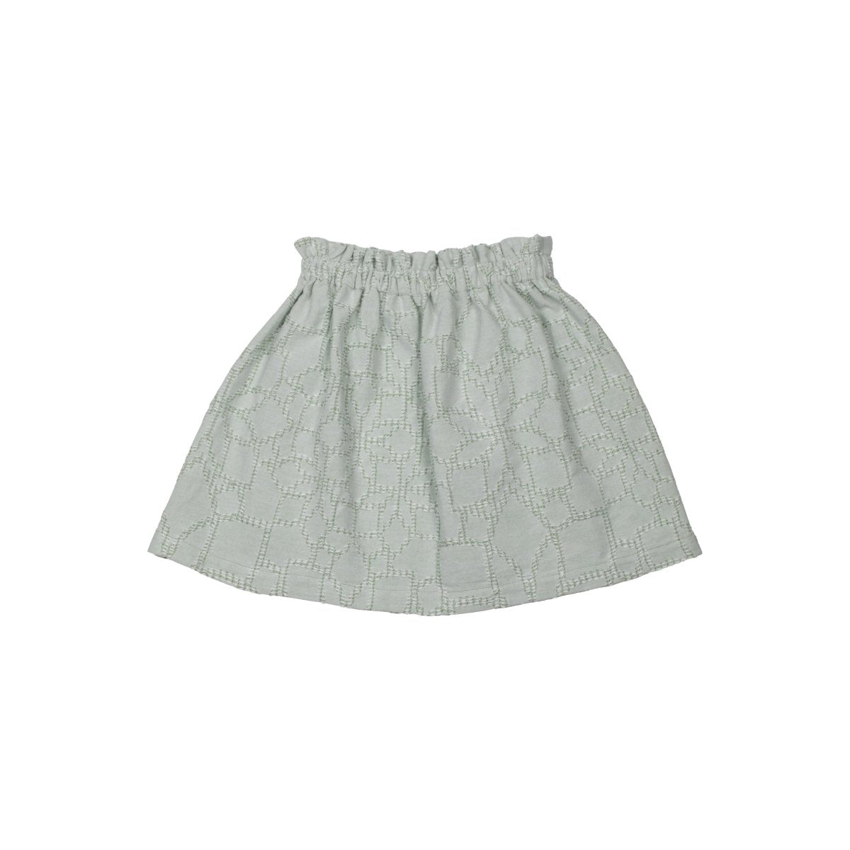 Textured Flower Skirt - Suuky Porto