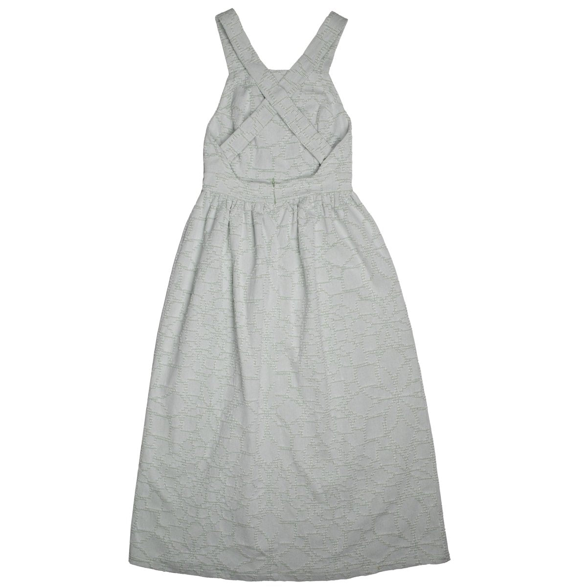 Textured Flower Woman Dress - Suuky Porto