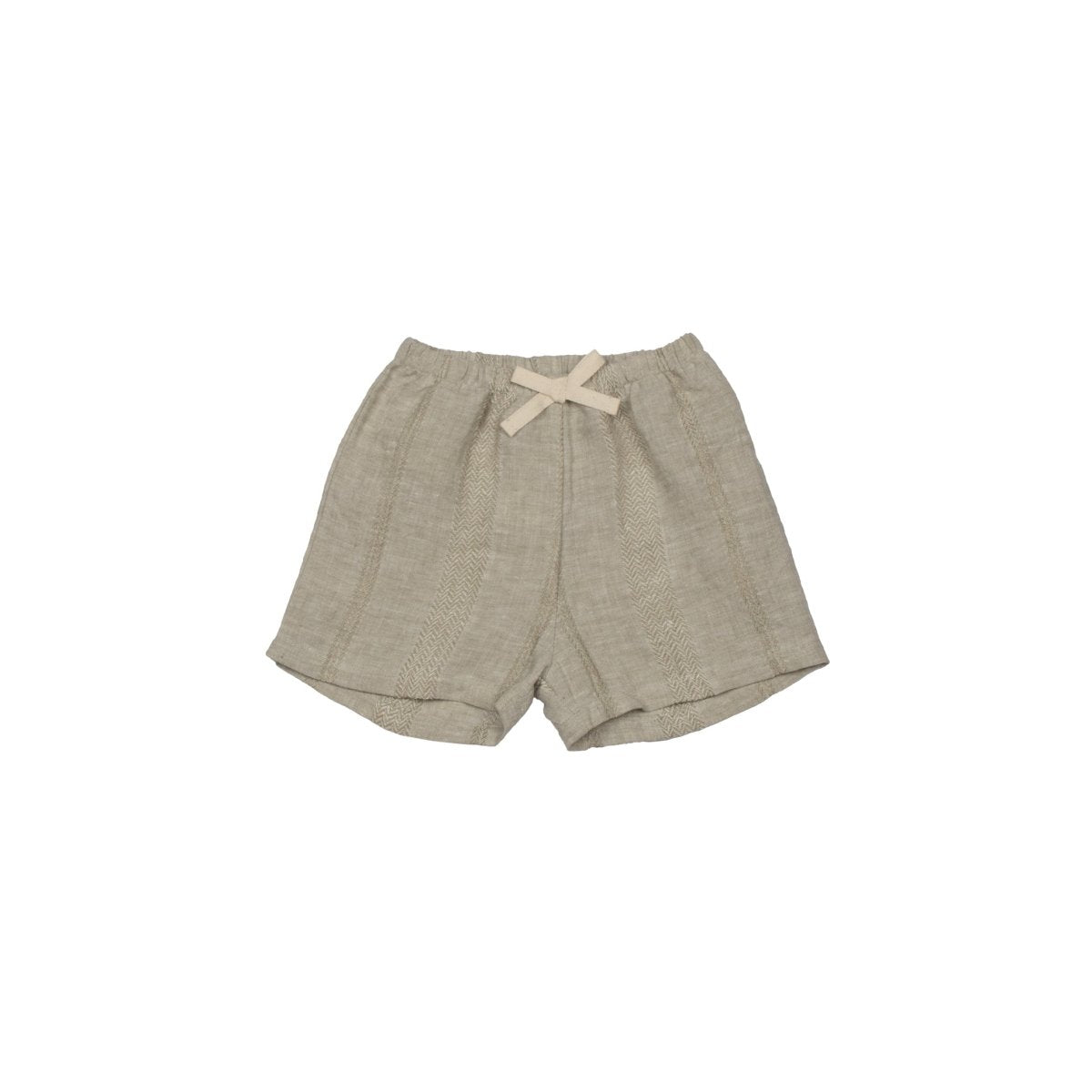 Textured Linen Baby Shorts - Suuky Porto