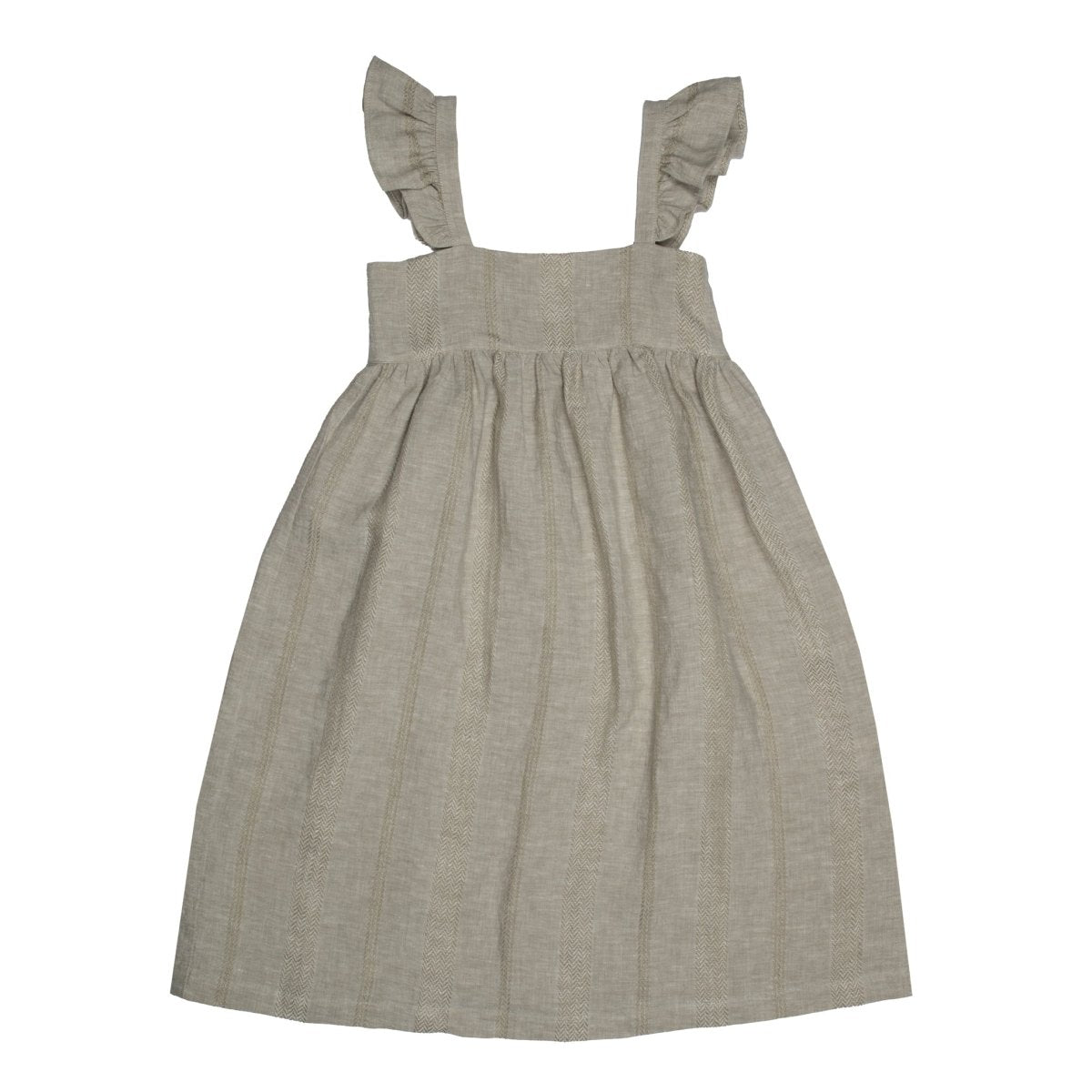 Textured Linen Dress - Suuky Porto