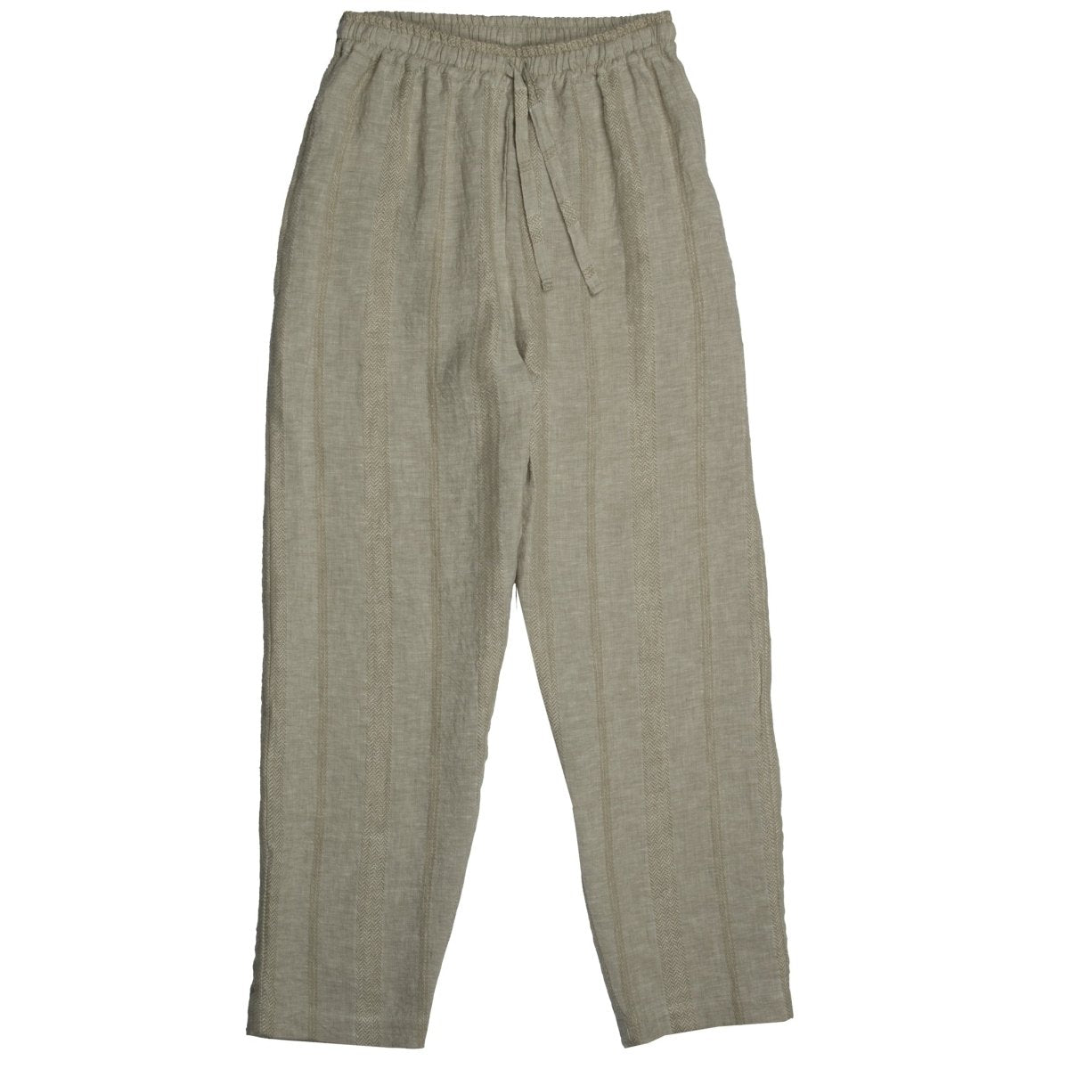 Textured Linen Man Pants - Suuky Porto