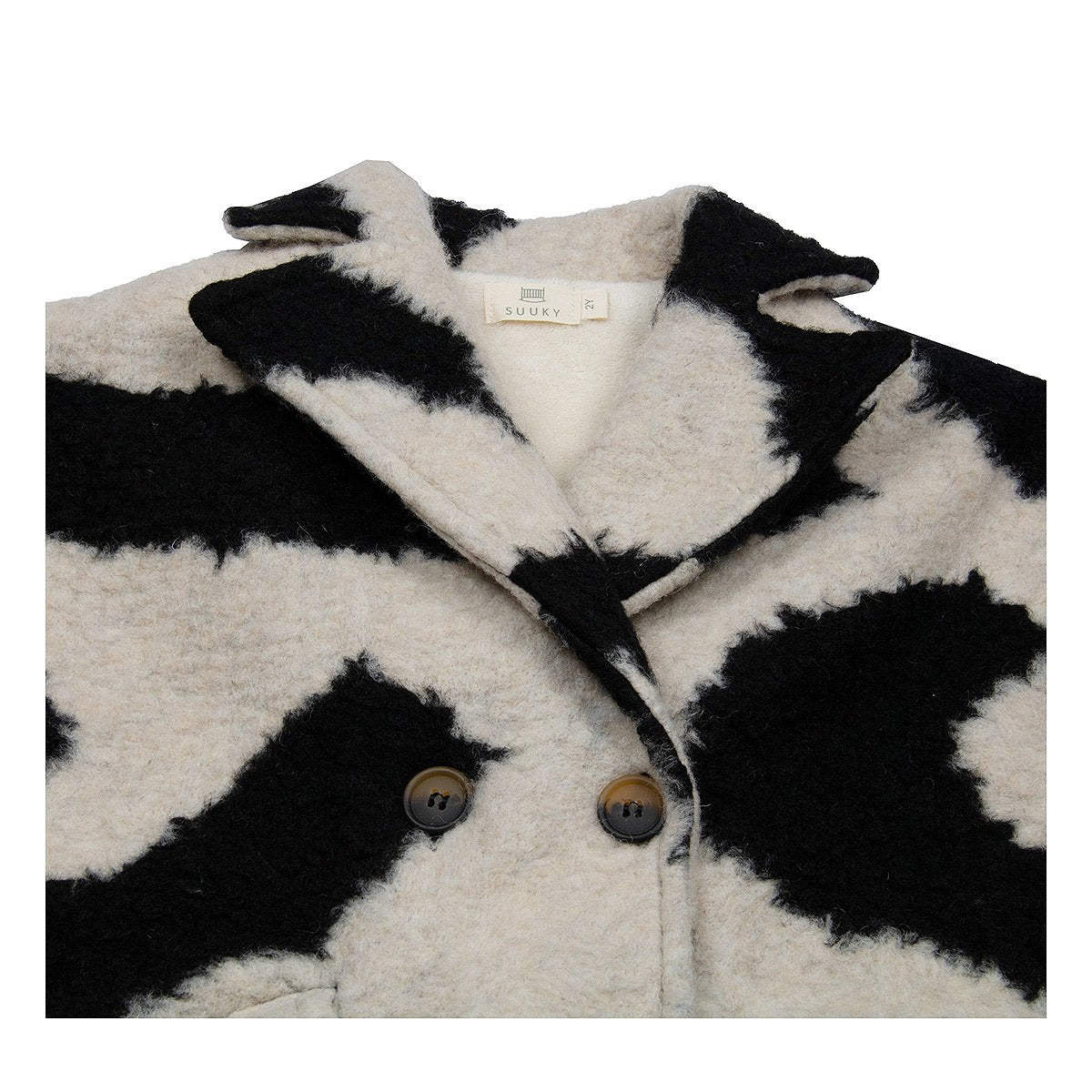 Abstract Wool Jacket - Jackets & Kimonos Suuky Porto