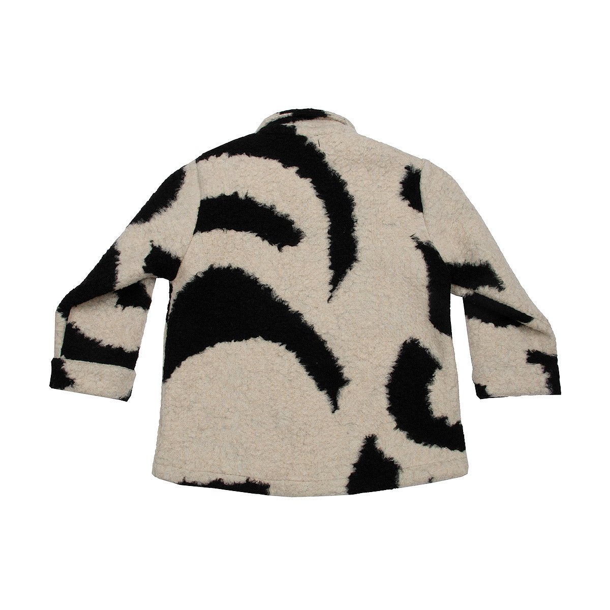 Abstract Wool Overshirt - Tops Suuky Porto