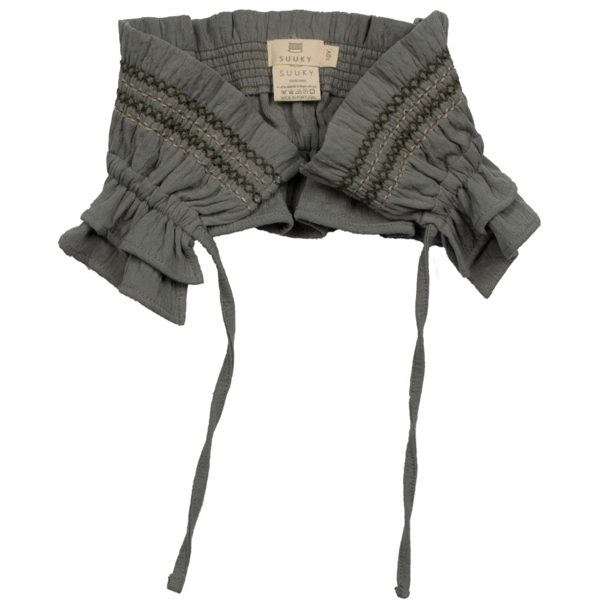 Bark Jacquard Embroidered Collar - Suuky Porto