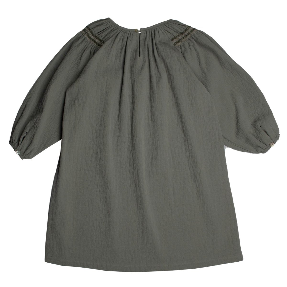 Bark Jacquard Embroidered Dress - Suuky Porto
