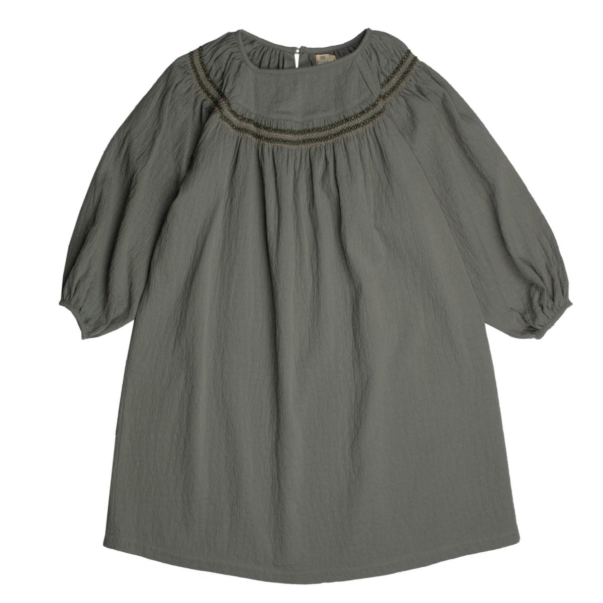 Bark Jacquard Embroidered Dress - Suuky Porto