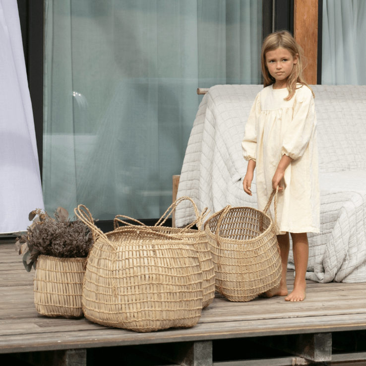 Basic Linen | Girl's Dress - Dresses & Jumpsuits Suuky Porto