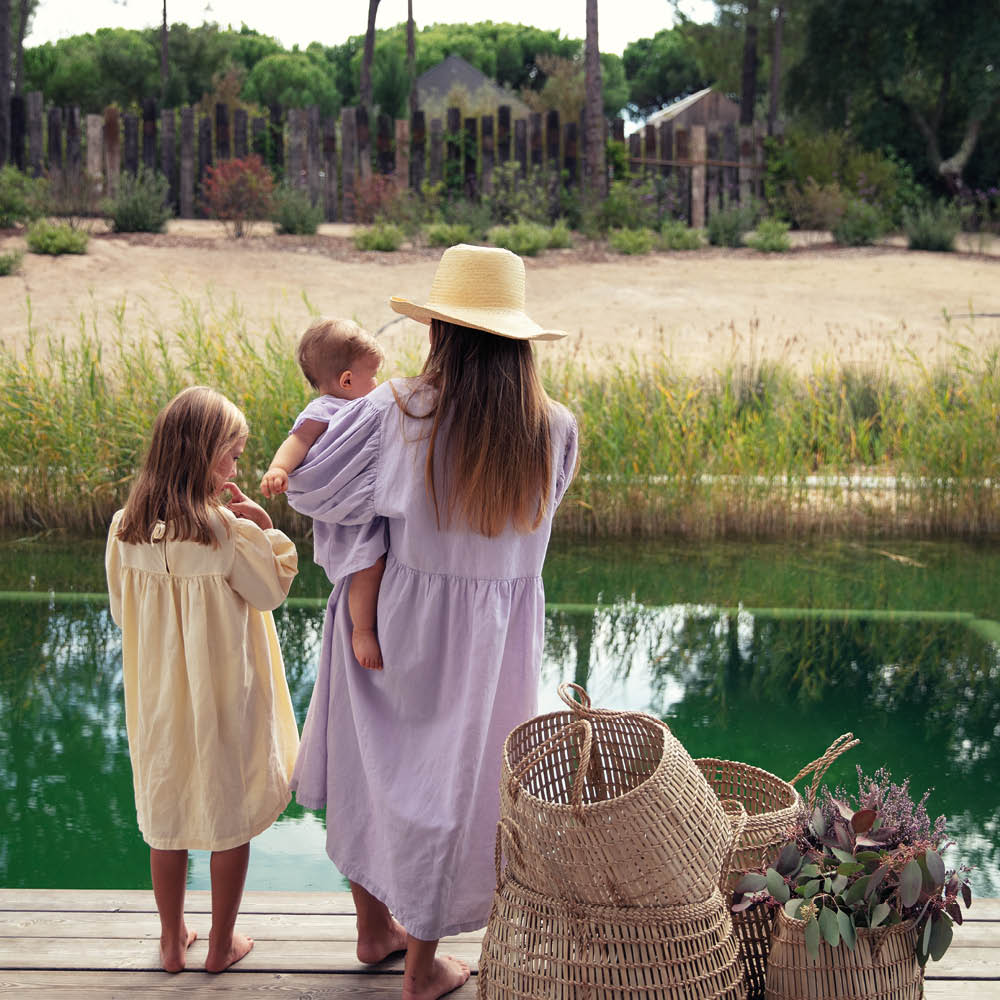 Basic Linen | Girl's Dress - Dresses & Jumpsuits Suuky Porto