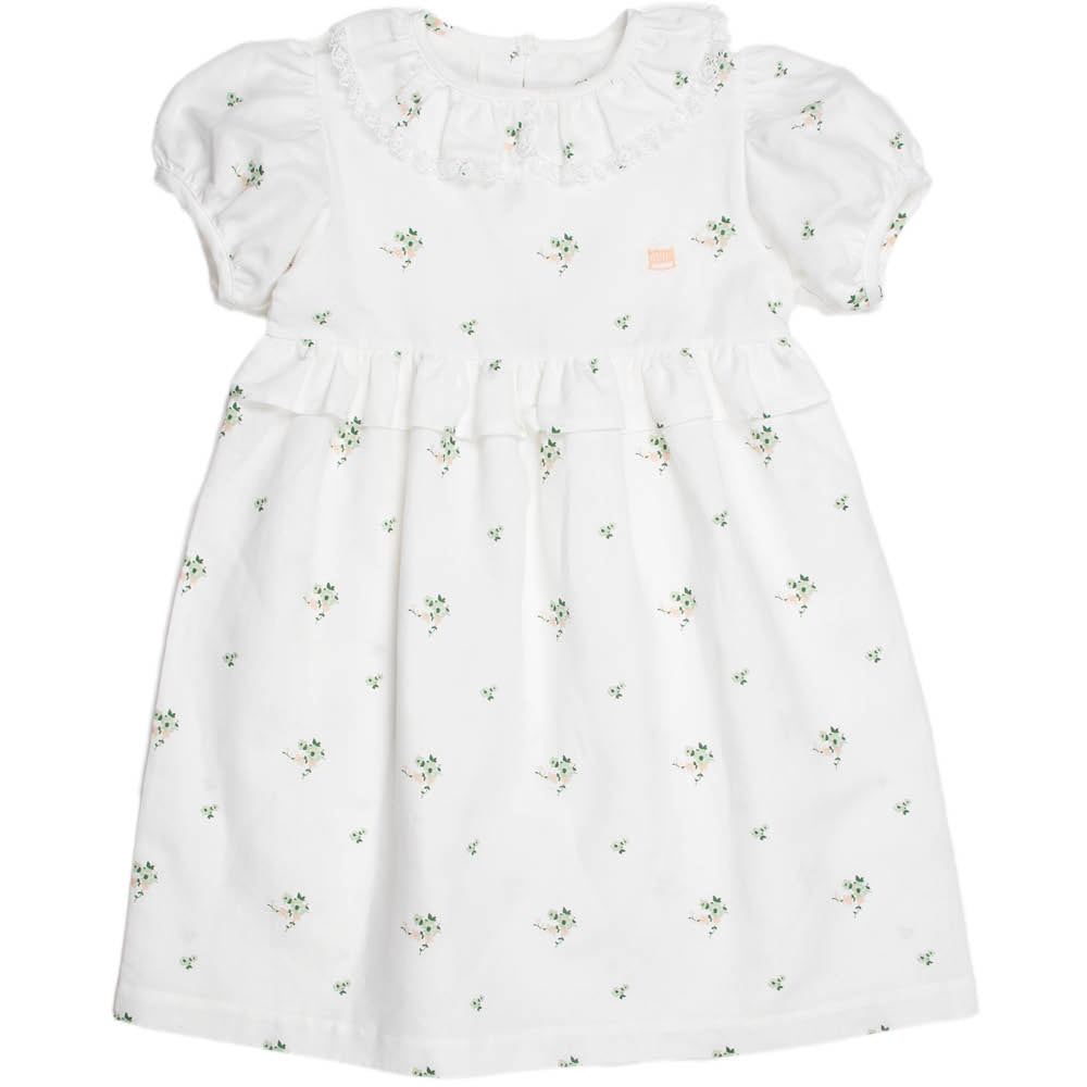 Botanical Flower Print | Girl's Dress - Dresses & Jumpsuits Suuky Porto