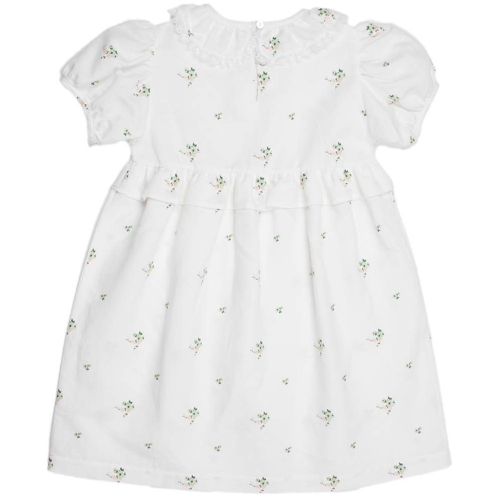 Botanical Flower Print | Girl's Dress - Dresses & Jumpsuits Suuky Porto